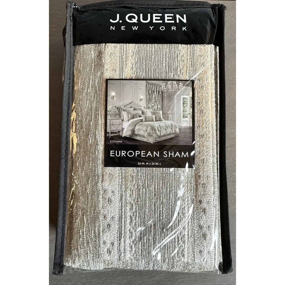 J. Queen New York Sovana European Sham Decorative Pillowcase Cover‎ NWT